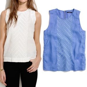 🌊 Linen Madewell top